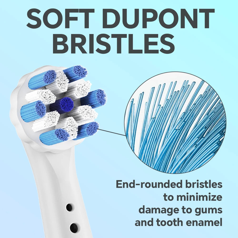 4 8 12 Pack Toothbrushes Head, Compatible with Oral B iO 2/3/4/5/6/7/8/9/10 Series Electric Toothbrush Replacement Brush Heads