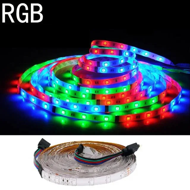 LED Strip light 12V 0.5m 1m 2m 3m 4m 5m SMD Flexible 60leds/m Waterproof non/IP65 LED Diode Tape