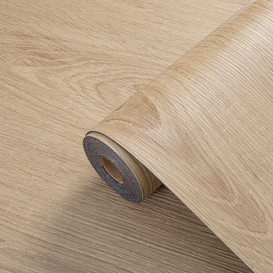 Vinyl Flooring Roll 15.7"W X 118"L/ 12.9 Sq.Ft, Peel and Stick Wall Tiles Vinyl Plank Flooring for Any Room, Easy DIY