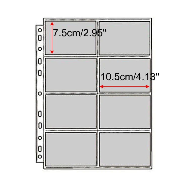 A4 Binder Photocards Holder Kpop Photo Card Page 2/3/4/9/10 Pocket Sleeves PVC Free Photo Album Refills 4x6 10x15 Pocket Sleeves
