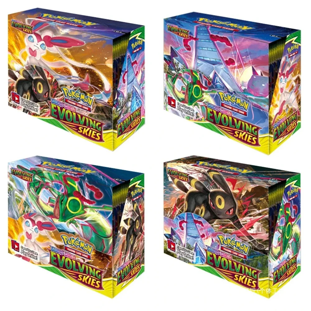 Pokémon Card 360 Pcs/Box English Brilliant Stars 151 Prismatic Evolutions PARADOX RIFT Battle Transaction Card Game Popular Gift