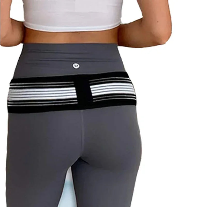 120cm Sacroiliac SI Joint Hip Belt Lower Back Support-Hip Braces for Hip Pain Pelvic Support Belt Sciatica Ease Protect