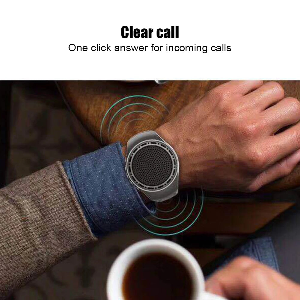 U6 Wrist Watch Bluetooth Speaker With FM Radio USB Charging Portable Outdoor Sports Running Wearable Speaker Wireless Subwoofer