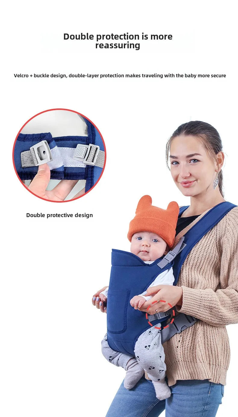 Baby Going Out Safety Carrier Sling Multifunctional Shoulder Baby Carrier Four Methods Front and Back Versatile for All Seasons