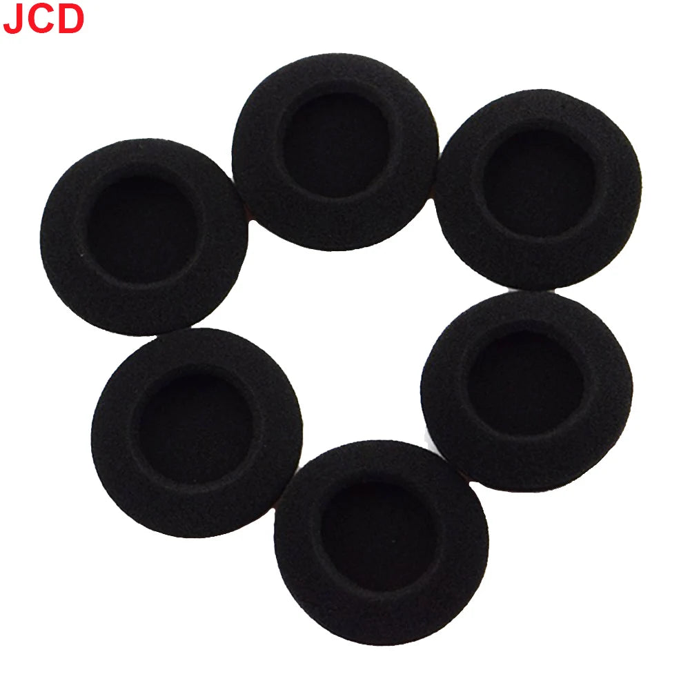 10pc Thickened Foam Ear Pads For Headphones Sponge Replacement Cushions Covers Earphones Case 35mm 40mm 50mm 55mm 60mm 70mm 75mm