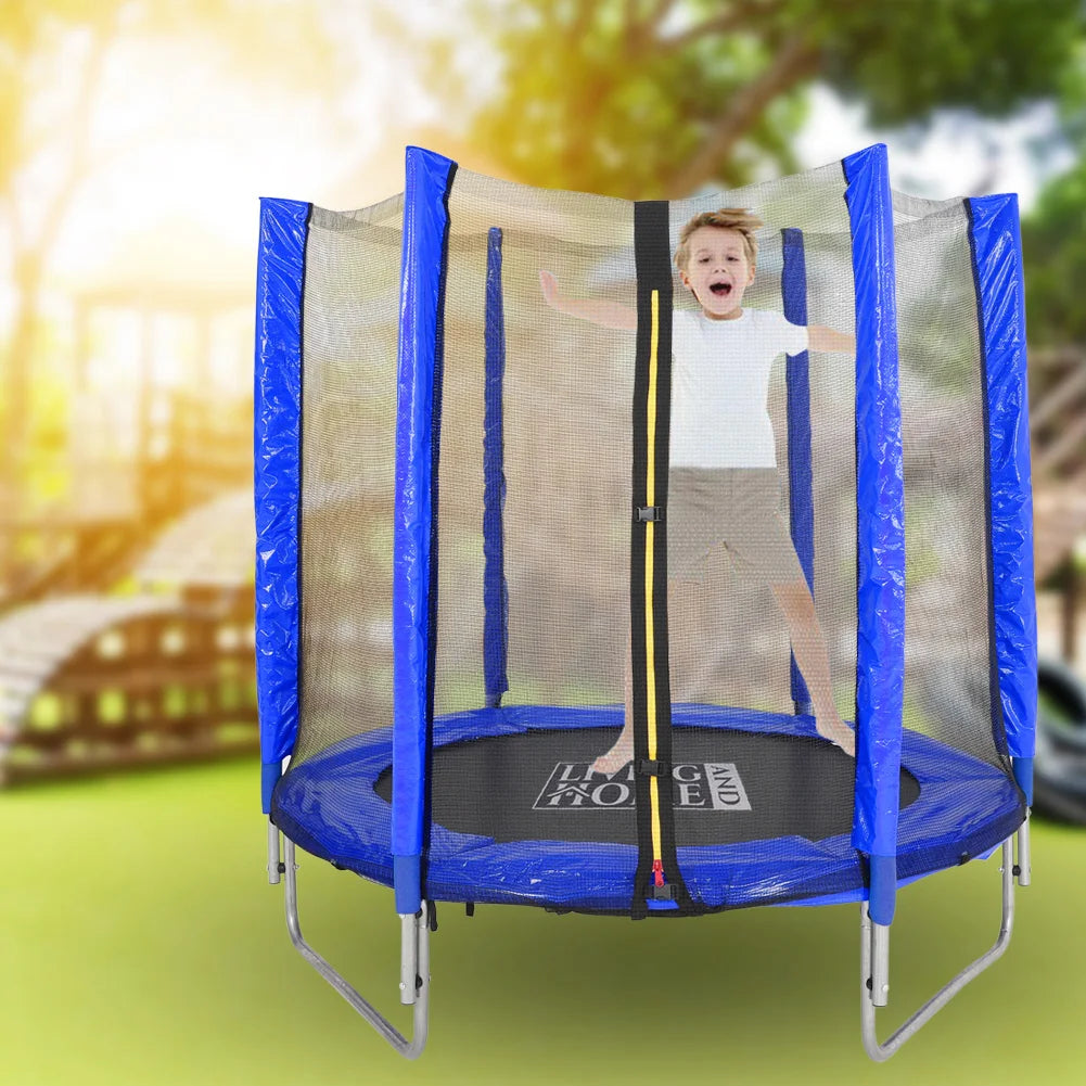 【Breeins】Outdoor Trampoline with Safety Enclosure for Kids Entertainment