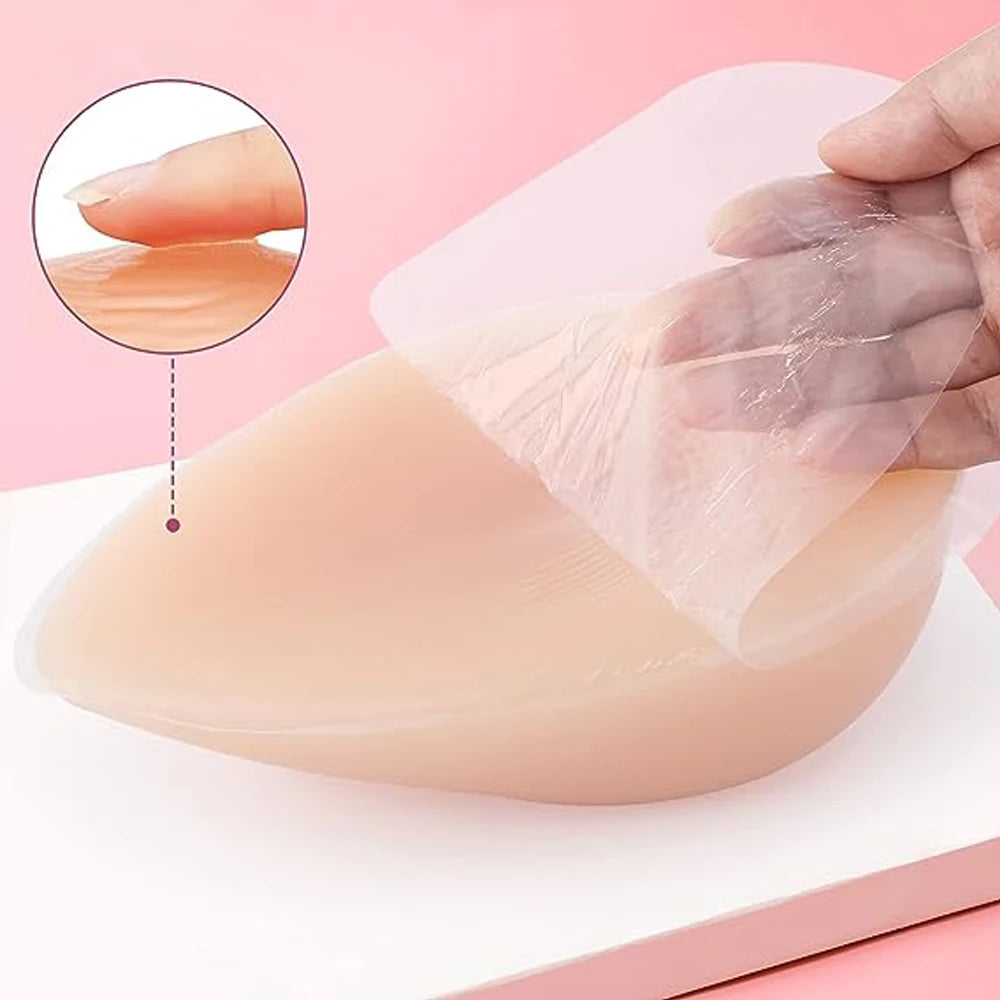 Silicone Realistic Fake Chest Tits Sexy Artificial Boobs Soft Breast Enhancement Pads for Transgender Drag Queens Party Cosplay