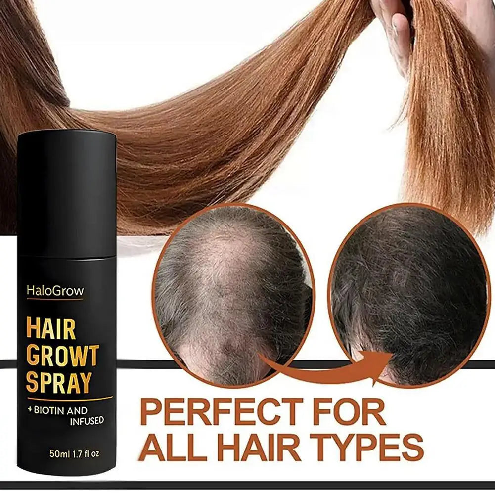 50ml Hair Growth Spray Promotes Hair Follicle Health Melanin Production Hair Thickening Treatment For Men Women Hair Care