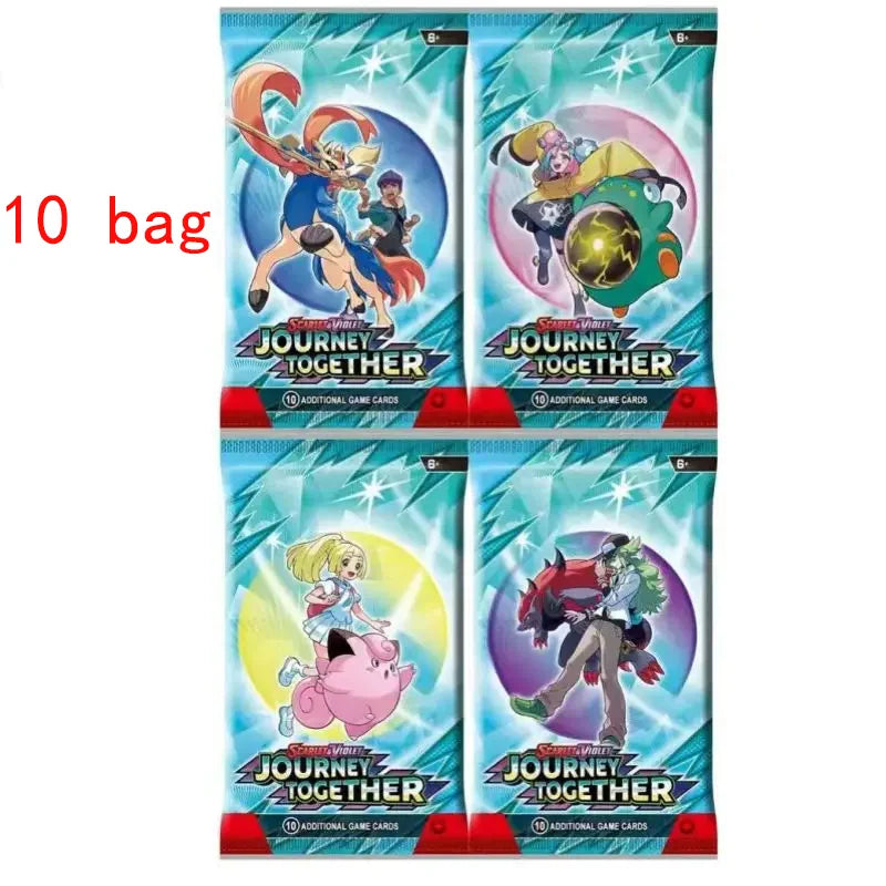 360Pcs Pokemon Card Prismatic Evolutions PHANTASMAL FLAMES Scarlet Violet 151 Black Bolt English Booster Battle Transaction Card
