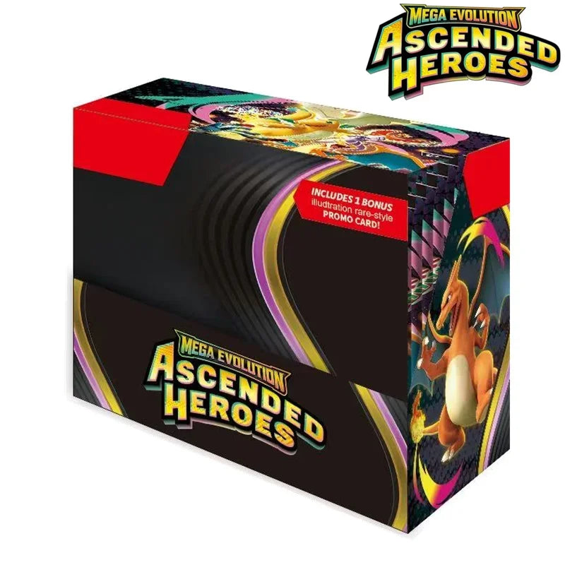 360Pcs Pokemon Card Prismatic Evolutions PHANTASMAL FLAMES Scarlet Violet 151 Black Bolt English Booster Battle Transaction Card