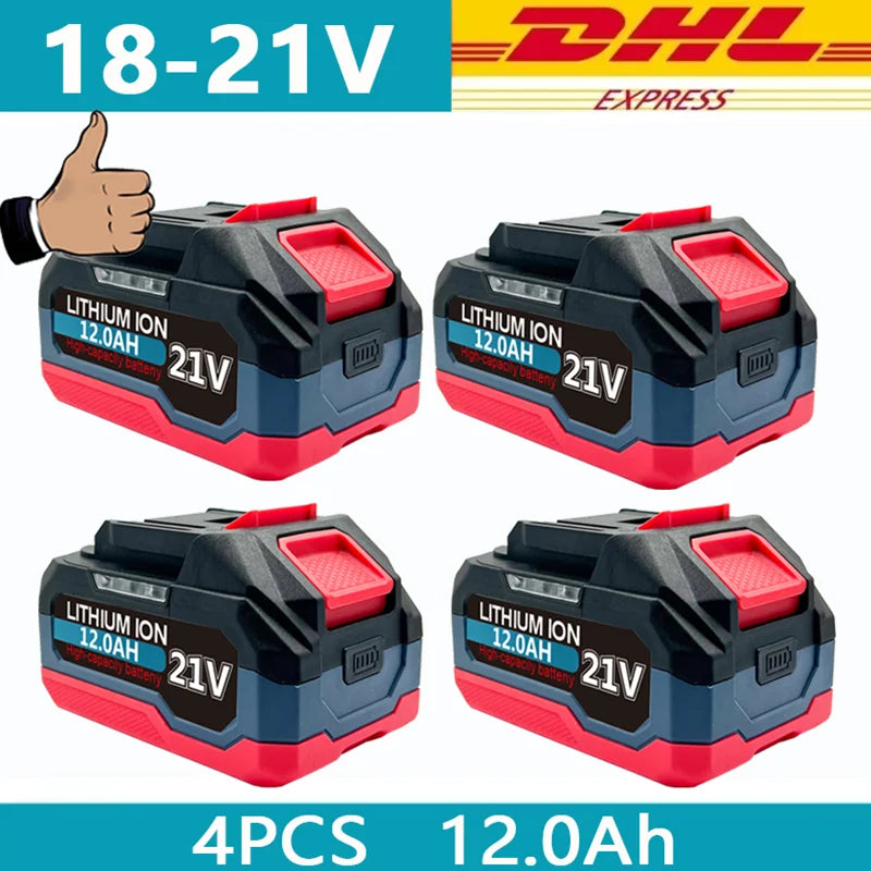 18V 21V 6.0 9.0 12.0Ah Rechargeable Lithium Battery For Makita 18v Power Tools Cordless Wrench Saw Drill Grinder Screwdriver .