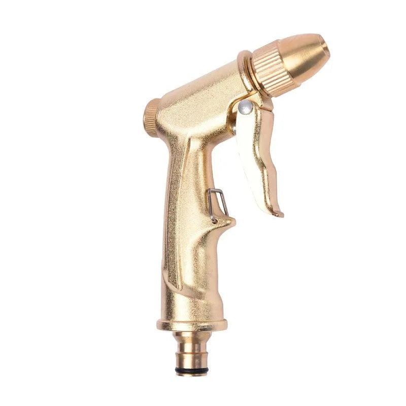 High Pressure Water Spray Gun Metal Brass Nozzle Garden Hose Pipe Lawn Car Wash Sprayer Sprinkler Car Wash Tool Water Guns Xy002