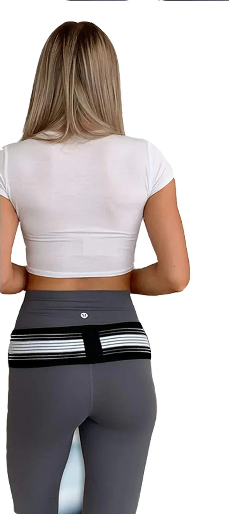 120cm Sacroiliac SI Joint Hip Belt Lower Back Support-Hip Braces for Hip Pain Pelvic Support Belt Sciatica Ease Protect