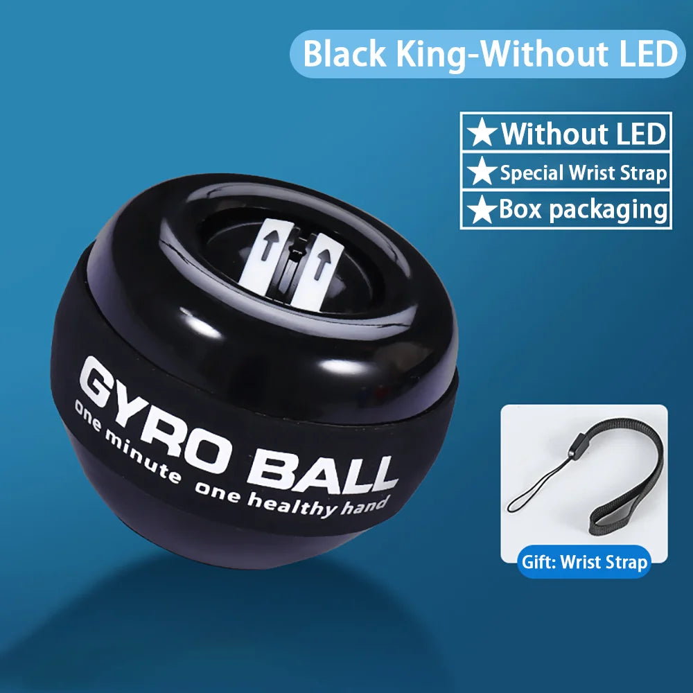 Wrist Power Hand Ball Auto-Start Grip Ball Strengthener Gyroscopic Arm Gyro Hand ball Home Fitness Forearm Exerciser ﻿