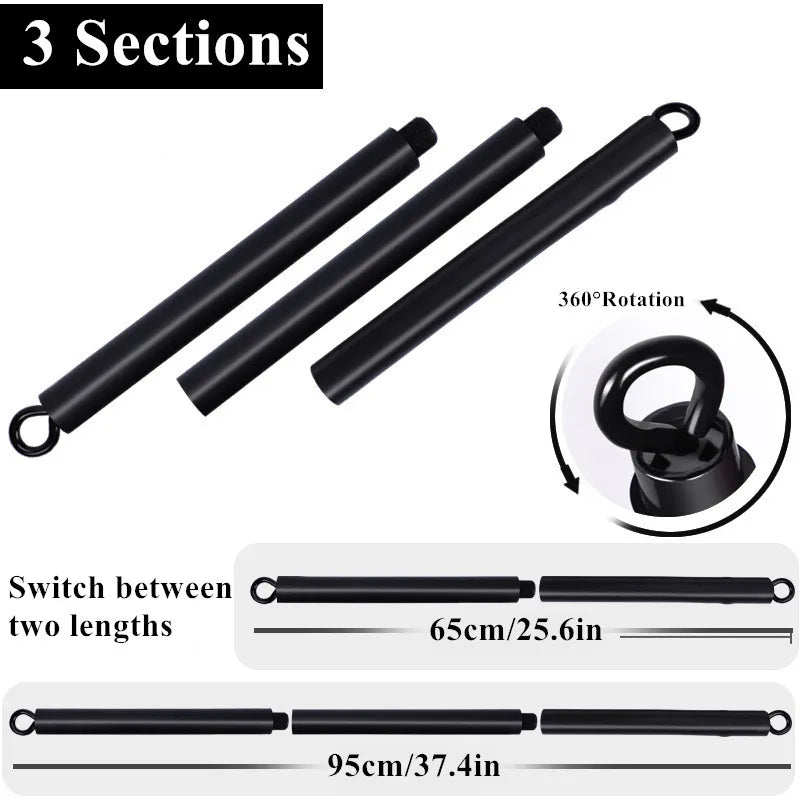 Adjustable Bench Press Band with Bar Chest Builder Workout Equipment Upgraded Push Up Resistance Bands Home Gym Travel Training