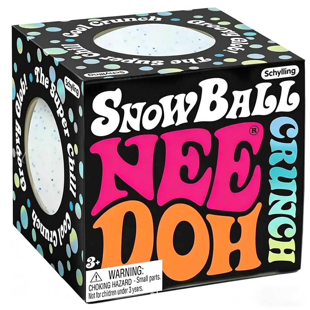 Schylling Needoh New Product NeeDoh Snow Ball Crunch Snow Ball Crunch Stress Relief Toy Anti-Anxiety Squeeze Toy Party Prop Gift