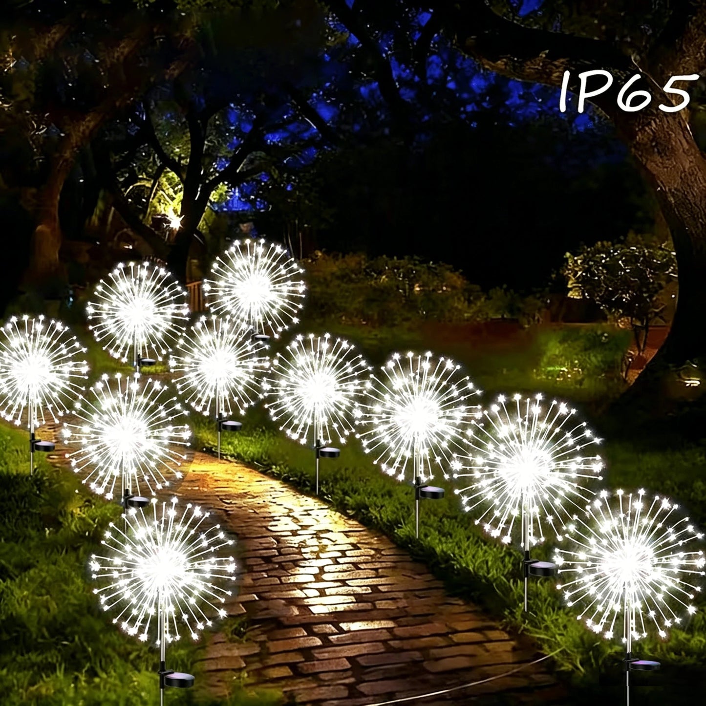 Outdoor Decoration Light Solar Firework Lights Waterproof Sparkles Landscape Fairy Light Garden Lights Yard Patio Pathway