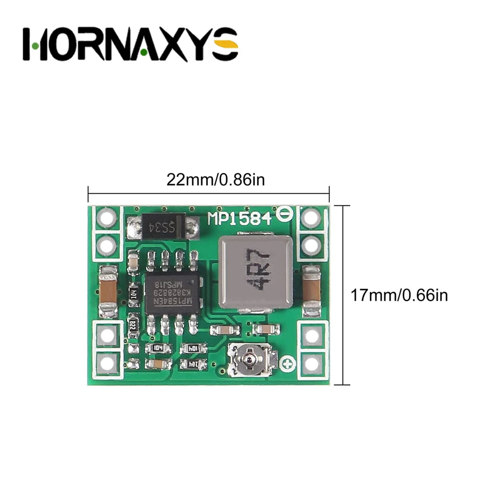 5/10pcs MP1584EN Adjustable 3A DC-DC Converter Step Down Voltage Regulator Module Replace LM2596s MP1584 DC DC Buck Board