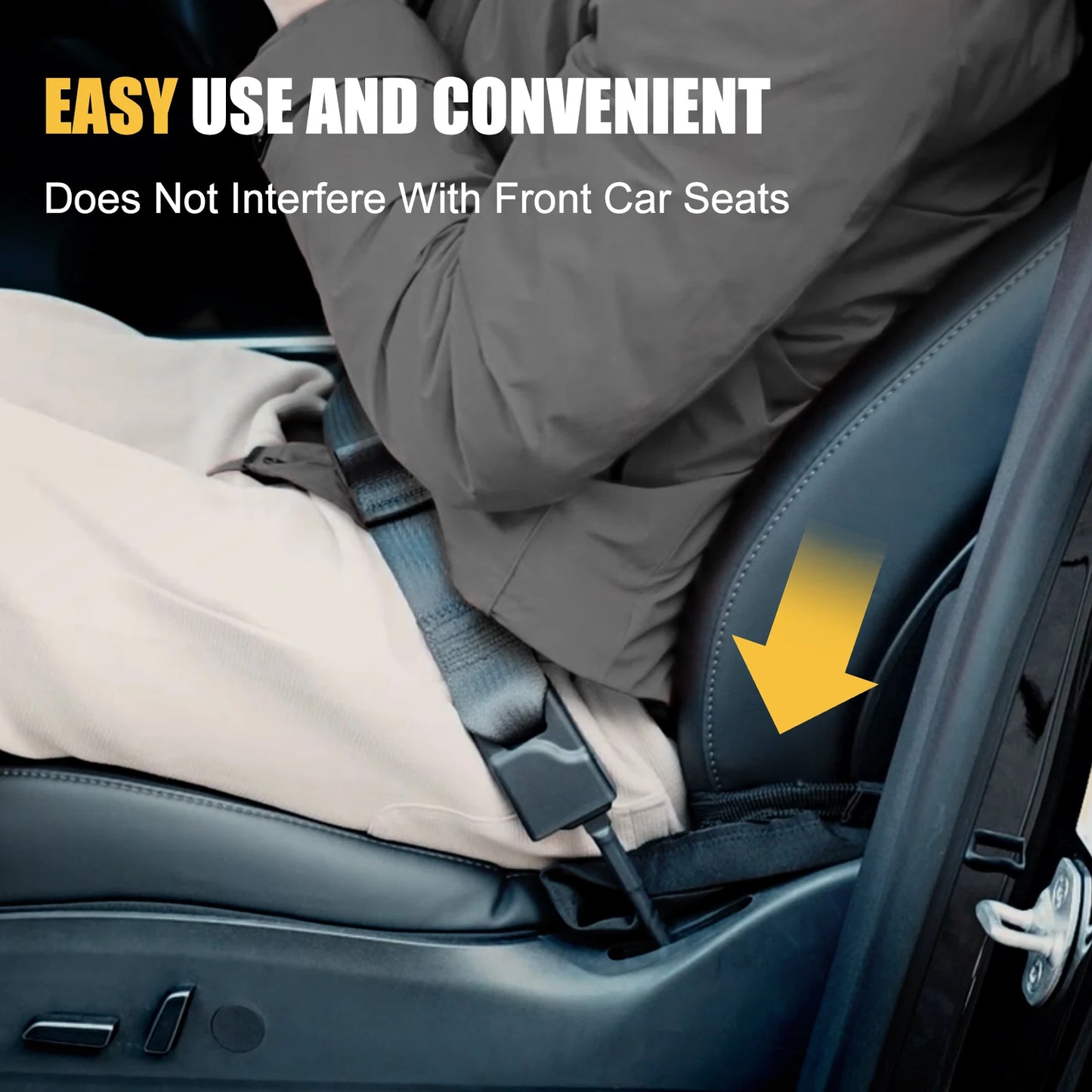 Car Seat Net  Elastic Double Layer Storage Mesh Net Fit for Front Seat  Handbag Holder with Adjustable Shoulder Strap 19.68×15.7