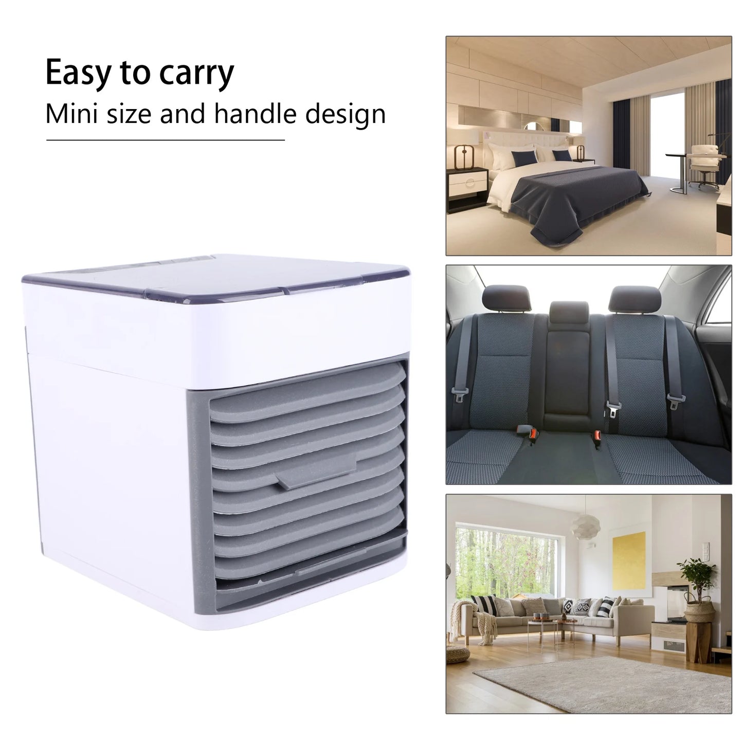 Mini USB Powered Air Cooler Conditioner Fan with Humidifier And Purifier Function for Car And Home Cooling Purifier