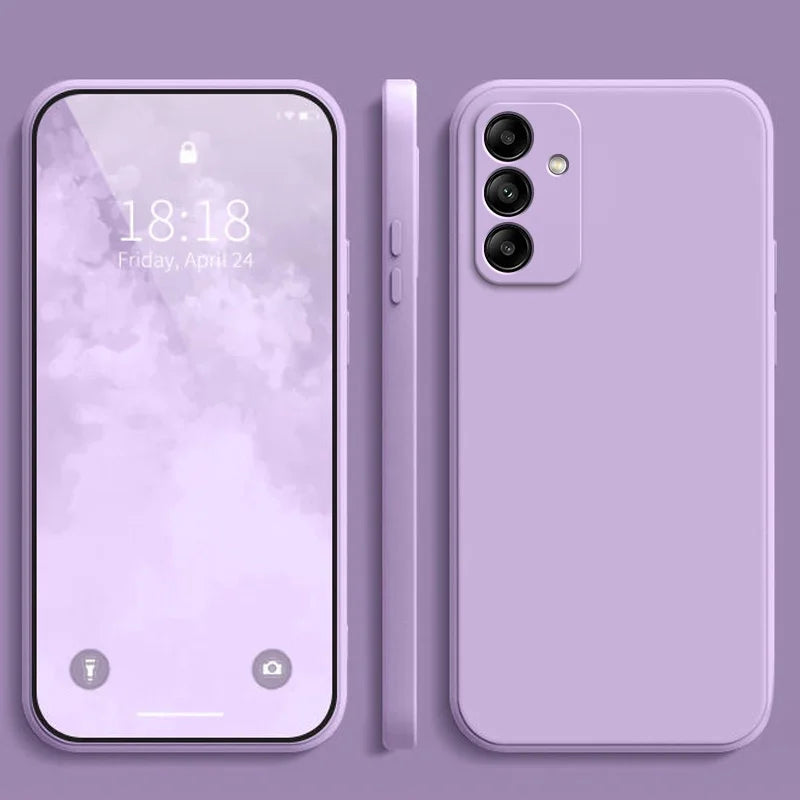 Solid Color Ultra Thin Matte Case for Samsung Galaxy A17 A07 A16 A26 A36 A56 A15 A25 A35 A55 A14 A24 A34 A54 5G Soft TPU Cover
