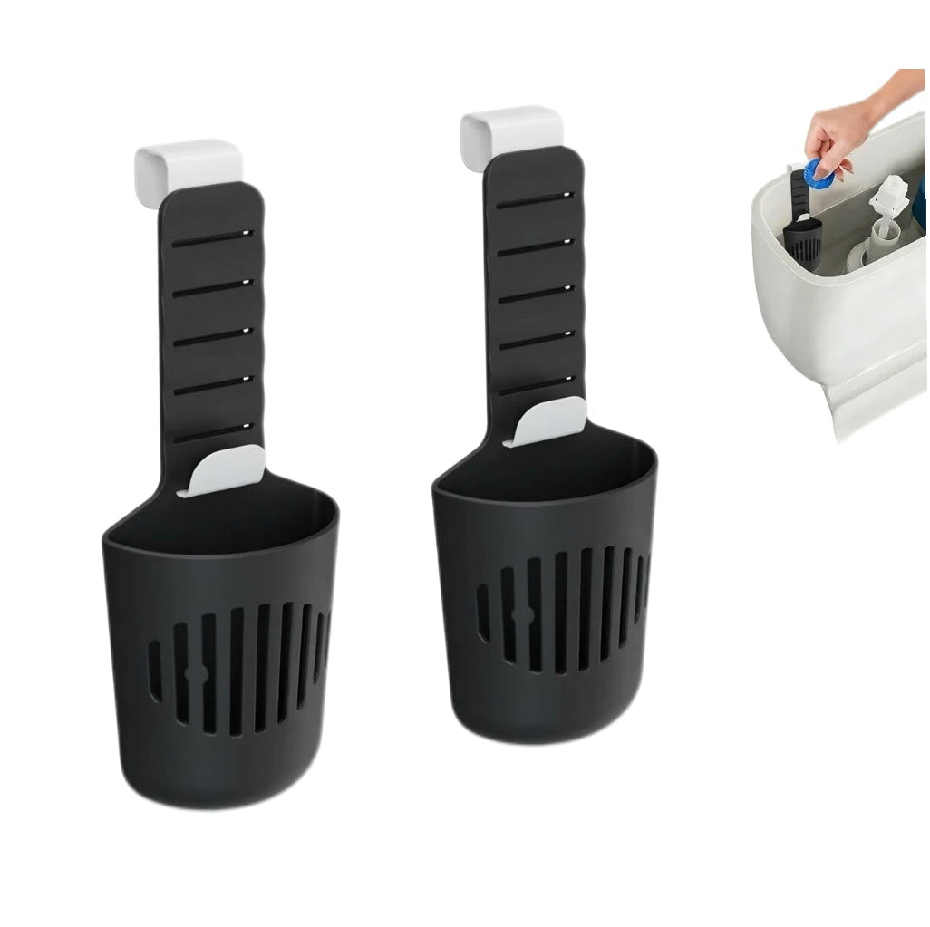Silicone Toilet Tank Tablet Holder Versatile Toilet Bowl Hanging Cleaner and Deodorizer Hanger