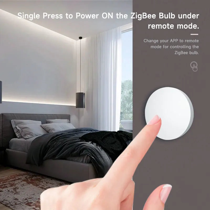 Tuya ZigBee Smart Button Scene Switch Wireless Remote One Key Controller Multi-scene Linkage Switch Google Alexa Voice Assistant