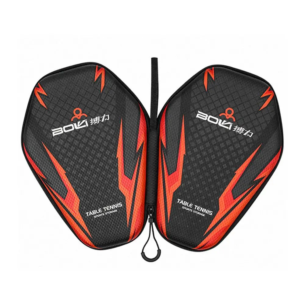 1pcs Table Tennis Racket Bags EVA Hard Shell Waterproof Dustproof Table Tennis Paddles Box Case Storage Bag With Hand Strap