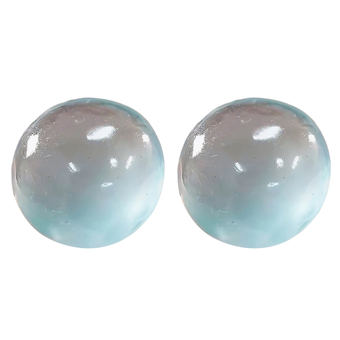 Transparent Squishy Ball Stress Relief Toy Anti Anxiety Squeeze Toy Crystal Decompression Gadget Fun Fidget Toy for Adults Kids