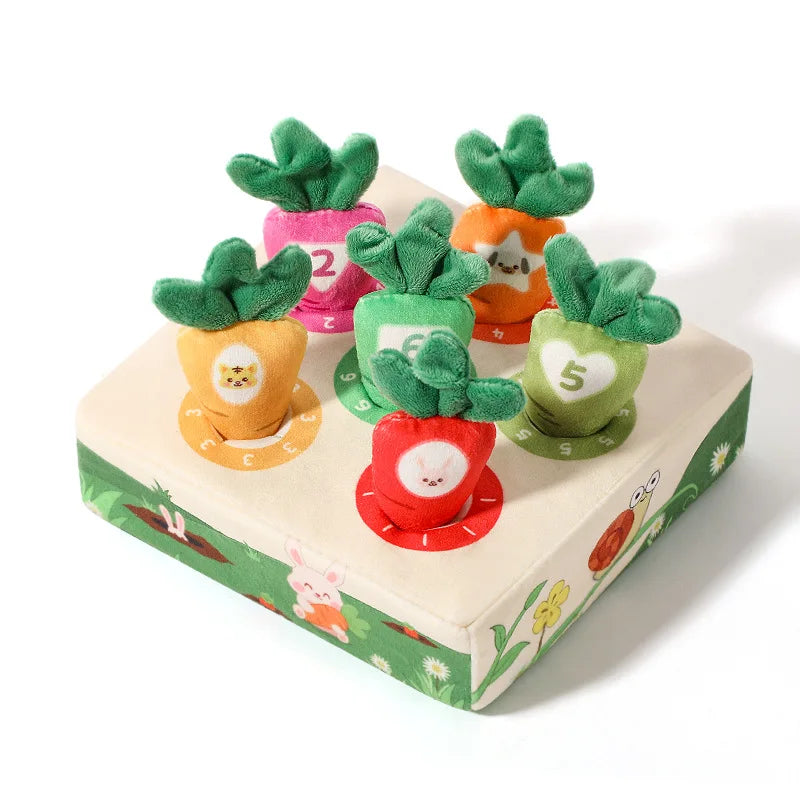 6PCS Cloth Building Blocks Baby Infant Soft Plush Doll Kids Sensory Educational Toys for Children Building Cube Construction Set