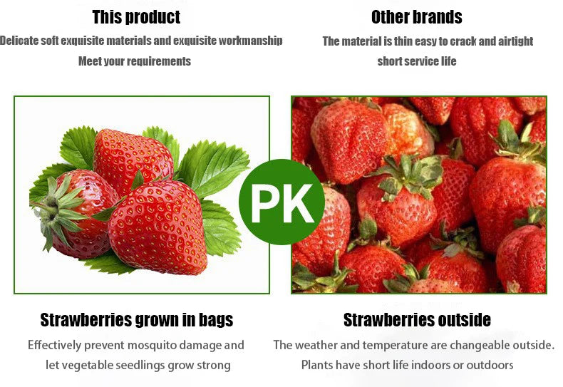 Multi-Function 13 Holes Felt Hanging Tomato Grow Bag Planter Strawberry Vegetable Flower Plant Grow Bags Garden Plant Pot
