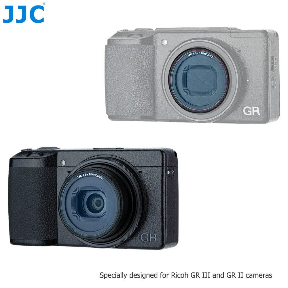 JJC Ultra Slim Multi-Coated UV Filter For Ricoh GR IV HDF GRIV GR4 Monochrome GR IIIx HDF GR III HDF GR II GR3x GR3 GR2 Camera