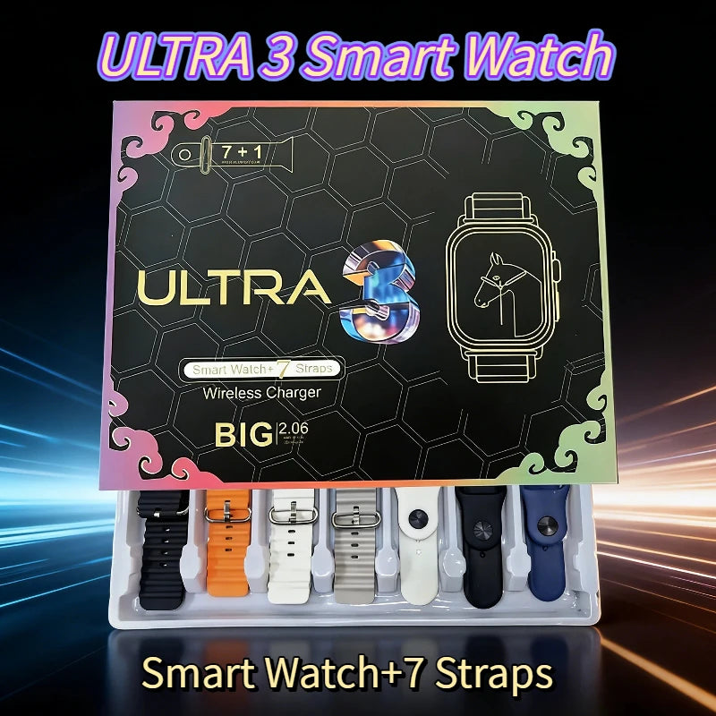 DT900 Smart Watch 7in1 Watch Music Bluetooth Call Game Health and Fitness Wireless Charging Waterproof sports watch men women