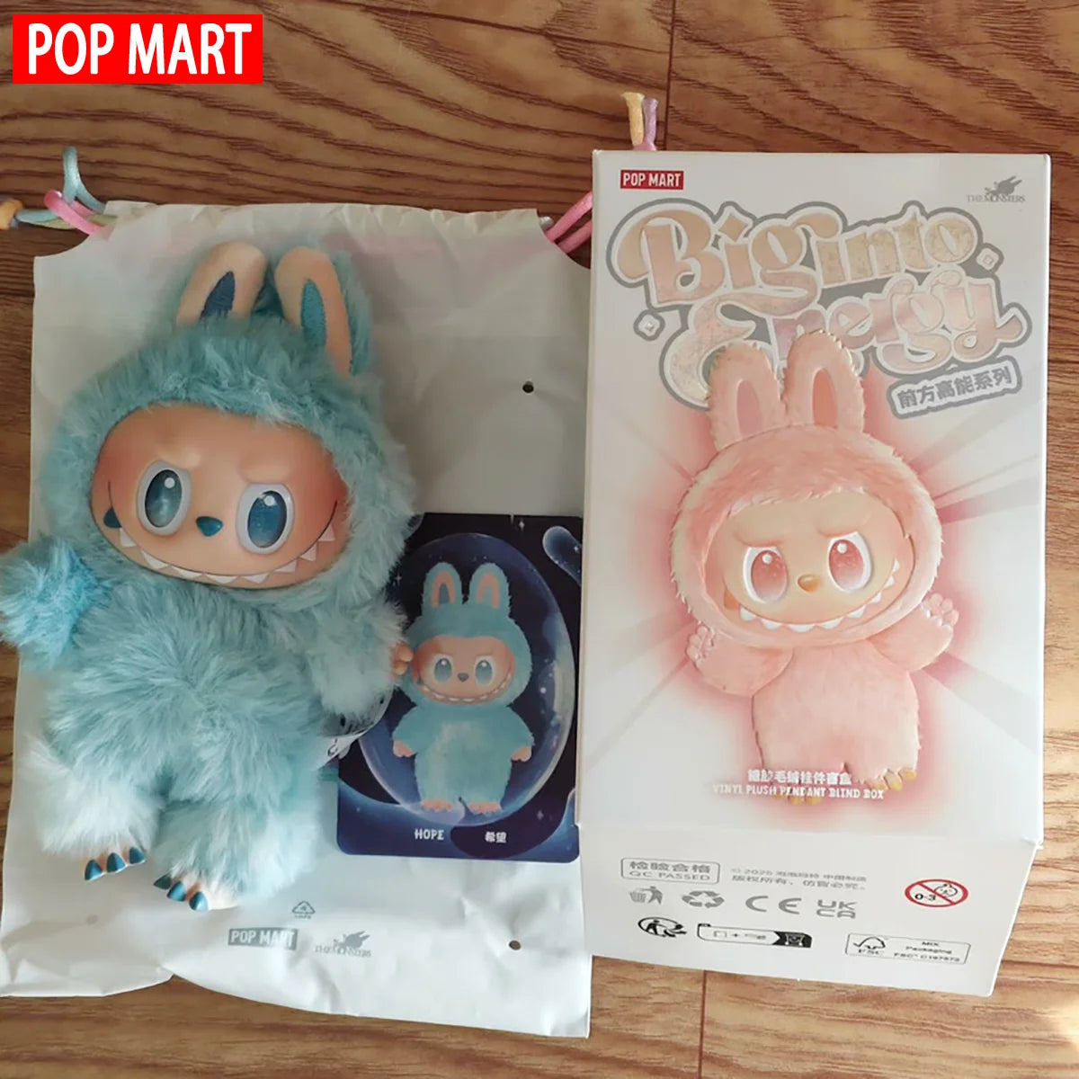 THE MONSTERS Labubu Doll Mystery Box, 100% genuine - Macaron color, It's the perfect gift for children, family and frict Gift
