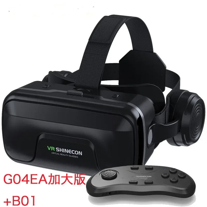 VR Shinecon Virtual Reality Casque Helmet 3D Glasses For Smartphone Smart Phone Headset Goggles Binoculars Video Game Wirth Lens