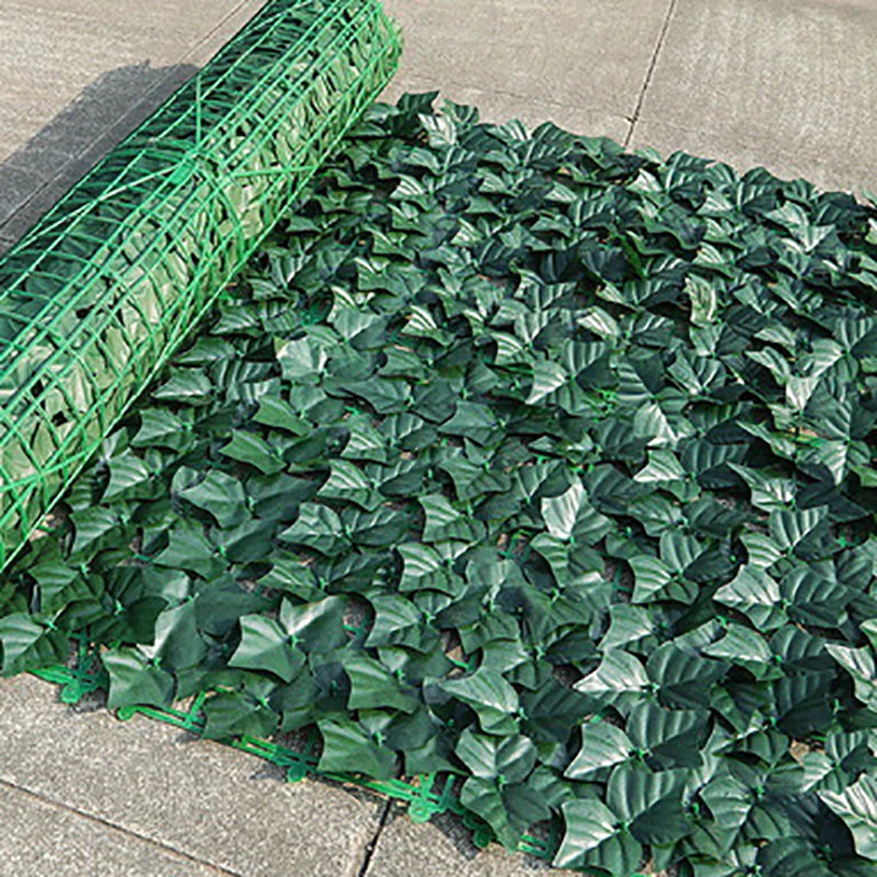 For Home Outdoor Garden Balcony Decoration 0.5X3m Artificial Ivy Hedge Green Leaf Fence Panels Faux Privacy Fence Screen