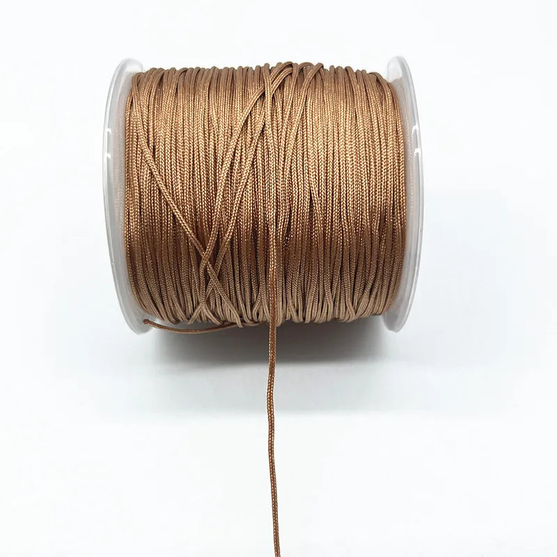 100M/Roll 0.8mm Nylon Cord Thread Chinese Knot Macrame Cord Bracelet Braided String DIY Tassels Beading Shamballa String Thread