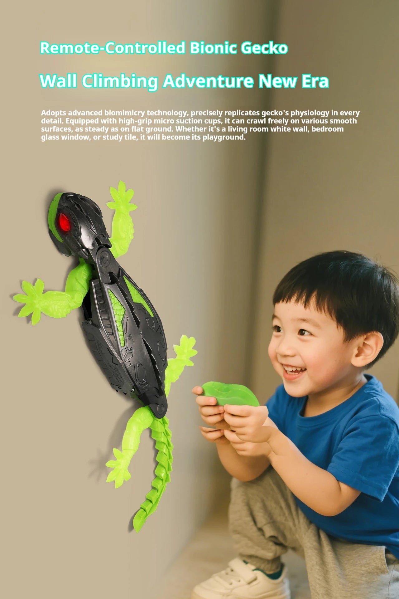 RC Biomimetic Wall Climbing Toy Electric Simulation Lizard Gecko Spider Cockroach Mechanical Animal Remote Control 360 Rotation