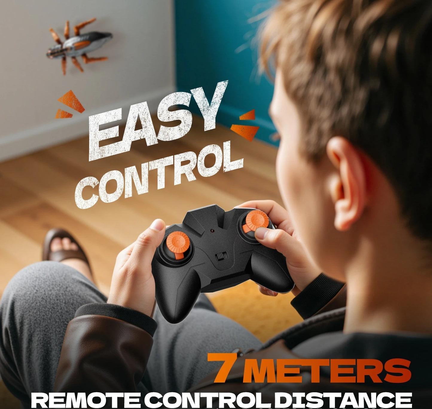 RC Biomimetic Wall Climbing Toy Electric Simulation Lizard Gecko Spider Cockroach Mechanical Animal Remote Control 360 Rotation