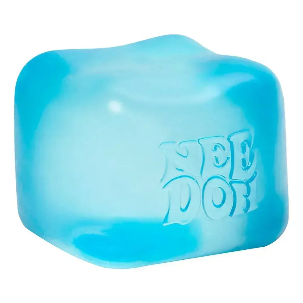 Schylling NeeDoh Complete Fidget Toy Super , Popsicle/Jellyfish/Ice Cube/Fuzz Ball Slow‑Rebound Squish Toys for Kids & Adults