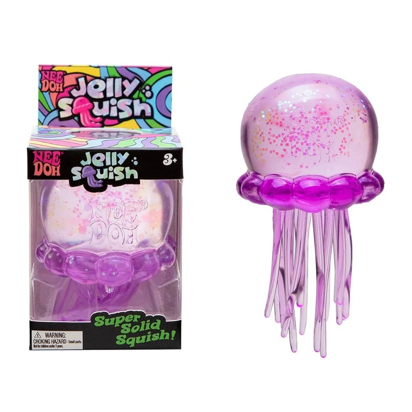 Confirmed Needoh Fuzz Ball Jellyfish Squishy Blind Box Series Various Colors Cute Jellyfish Modeling Stress Relief Relax Fun Toy