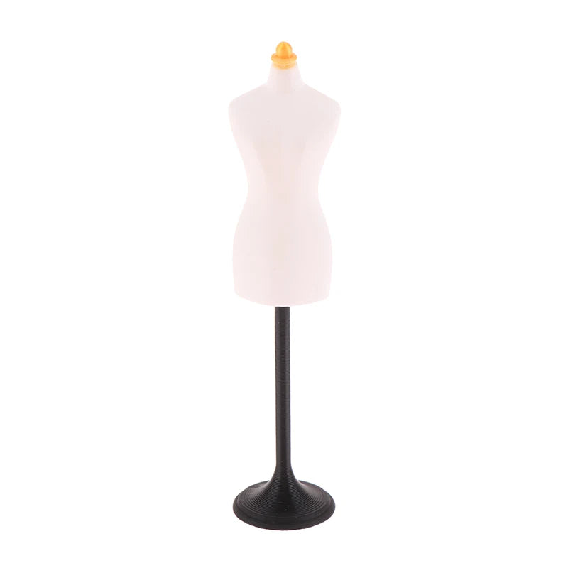 1/6 Doll Mannequin Coat Hanger Dollhouse Doll Skirt Support Wedding Mannequin Stand Humanoid Model Toy Doll Gown Display Form