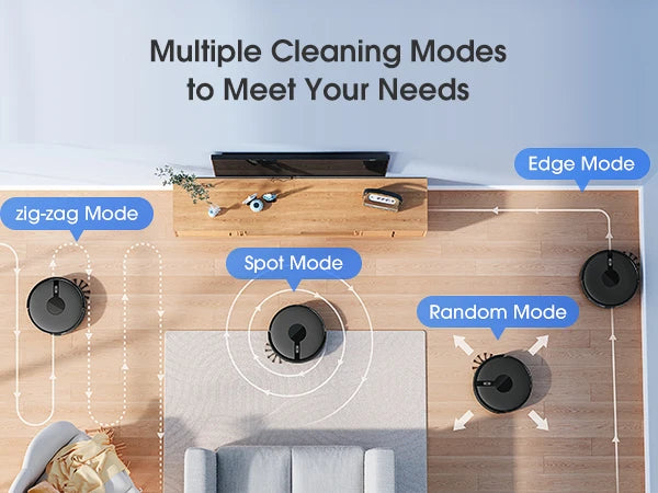 Lubluelu 6500Pa Sweeping Robot Vacuum Cleaner with Mapping Self Collection Dust App Control Dragging Cleaning Sweep Floor for Home Office