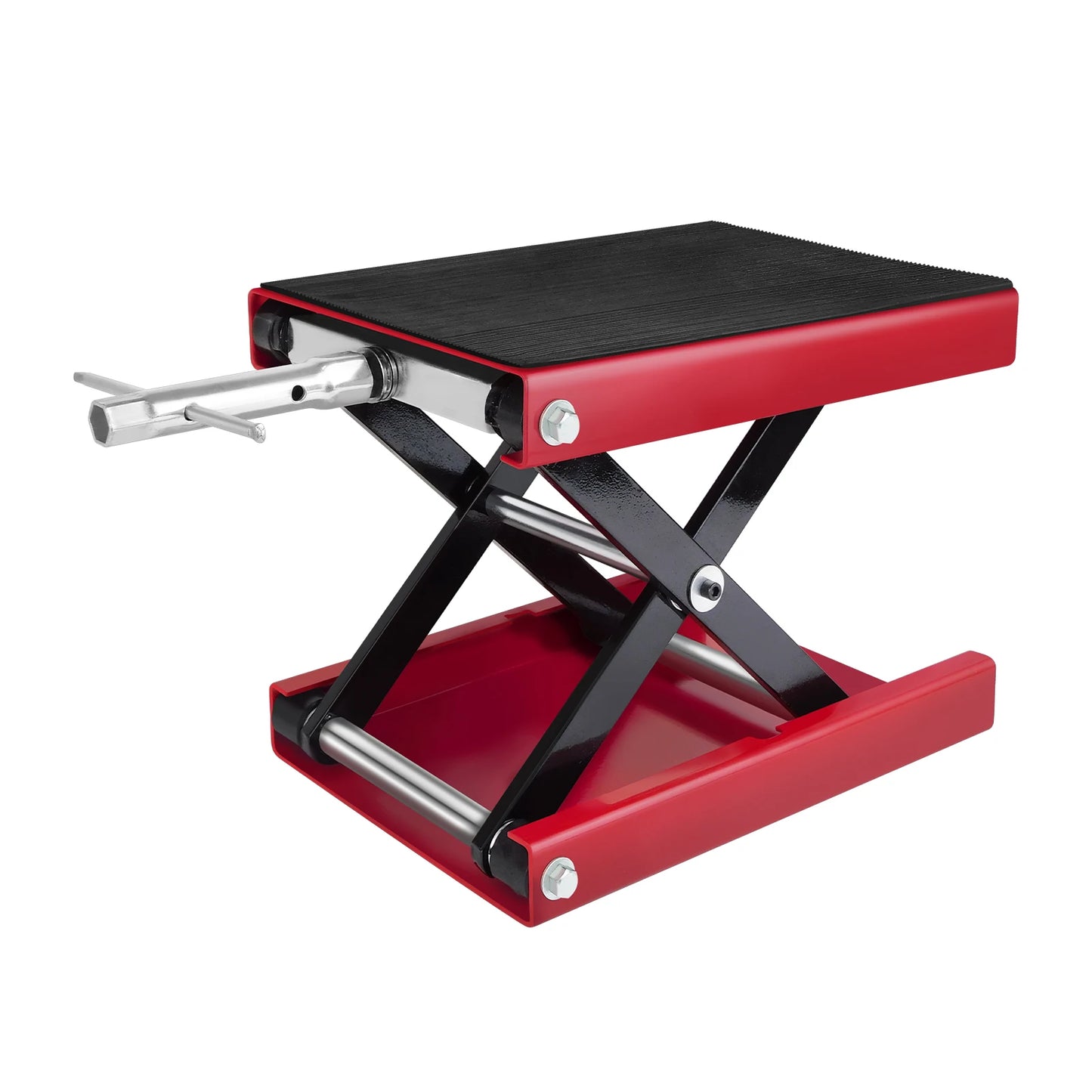 Motorbike Jack Heavy Duty Steel Motorcycle Lift Scissor Lift Motorcycle Stand Scissor Jack Buggy Stand Repair Tool