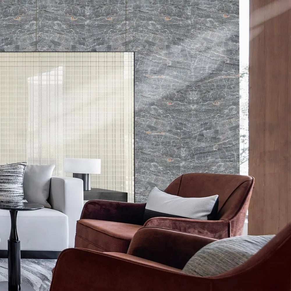 30x60cm Self Adhesive Tile Sticker Imitation Ceramic Tile Waterproof Imitation Marble Wall Sticker Moisture-Proof