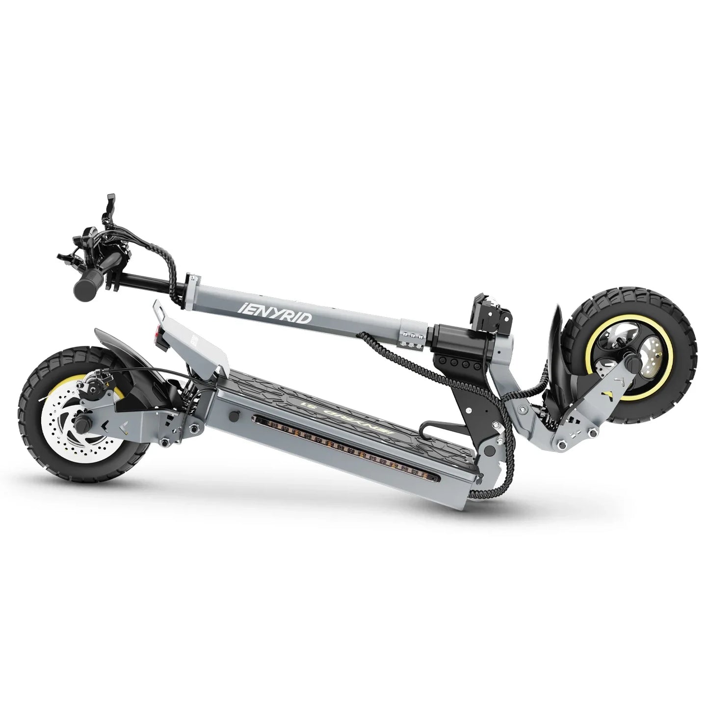 iENYRID iE-S1 Adult Electric Scooter Foldable 48V 15Ah 250W Off-Road Tire E-Mountain Scooter for Sports Entertainment Cycling