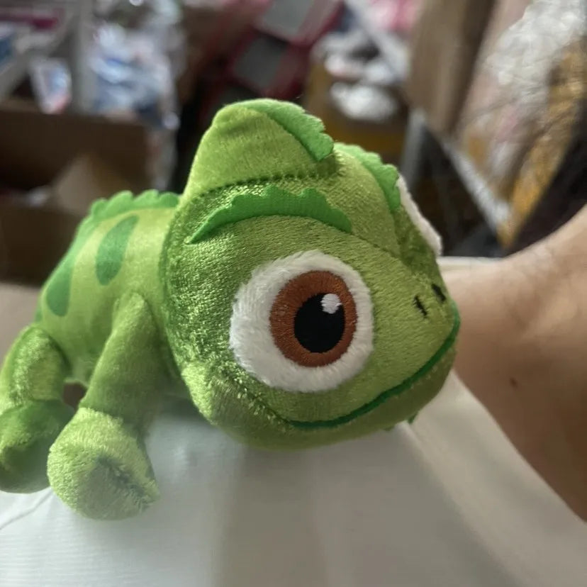 New Pascal Rapunzel Chameleon Plush Dolls 15cm Pascal Stuffed Animals Plush Doll Pascal Rapunzel Shoulder Plush Toy Kids Gifts