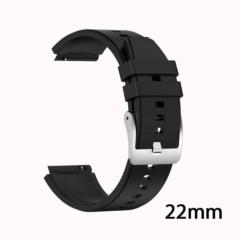 For iOS Android New Health Measurement SmartWatch Men Blood Oxygen Uric Acid ECG+PPG Body Blood Pressure HD Bluetooth Call Watch