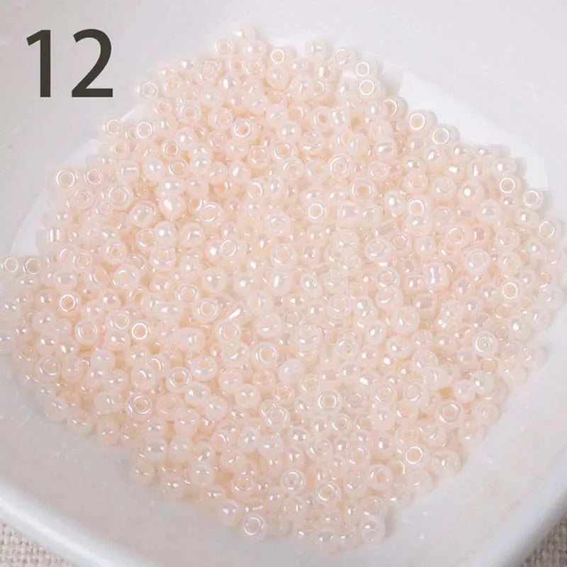 Gold and Silver Color 2mm 3mm 4mm Crystal Glass Spacer beads,Czech Seed Beads For Jewelry Handmade DIY BLUV03X