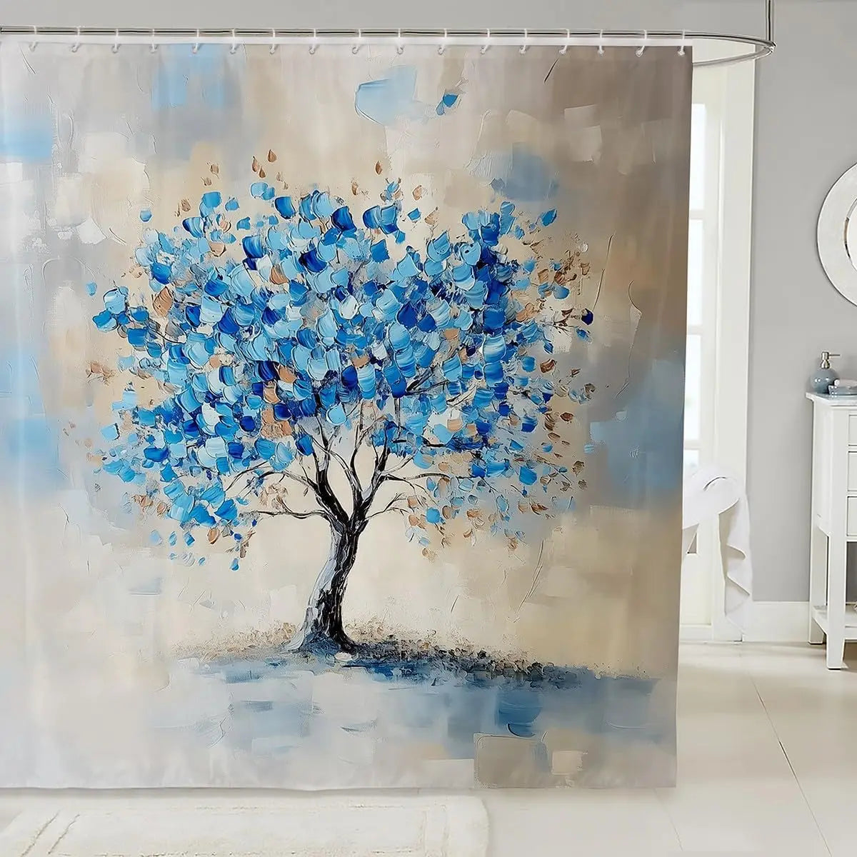 Dachshund Shower Curtain Kids Cute pet Dog Bathroom Shower Liner for Teens Puppy Bath Curtain Waterproof Waterproof Polyester